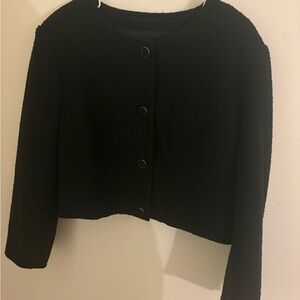 Aritzia Black cropped Jacket